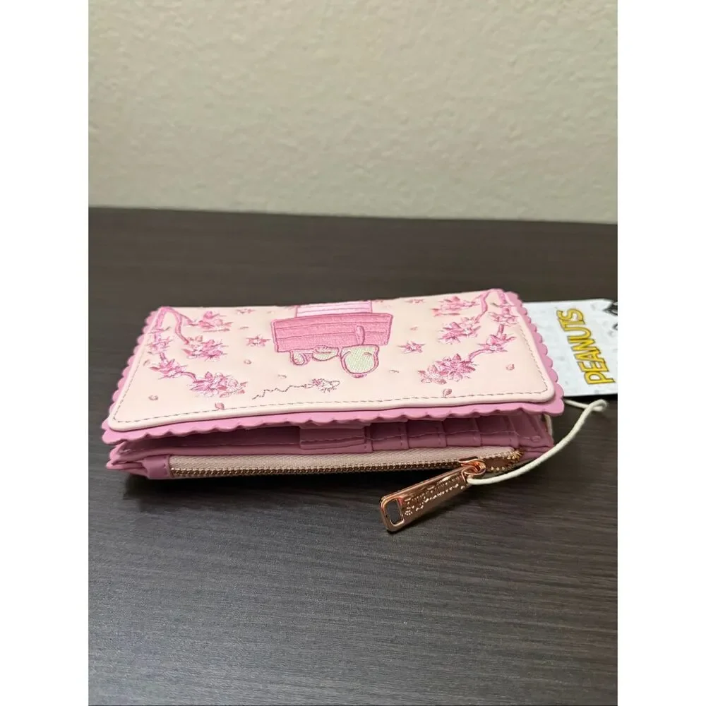 Loungefly Peanuts Snoopy Cherry Blossom Wallet